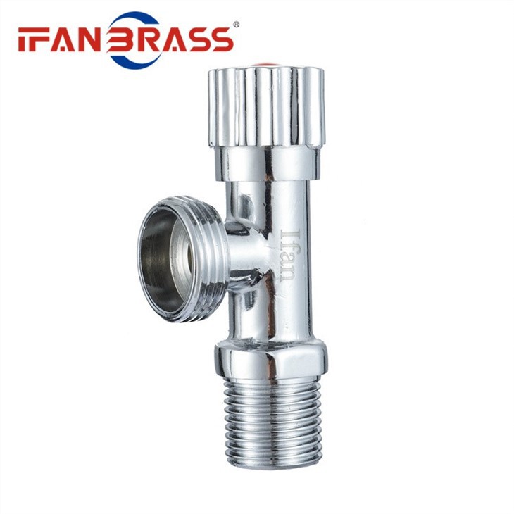 brass angle stop valve