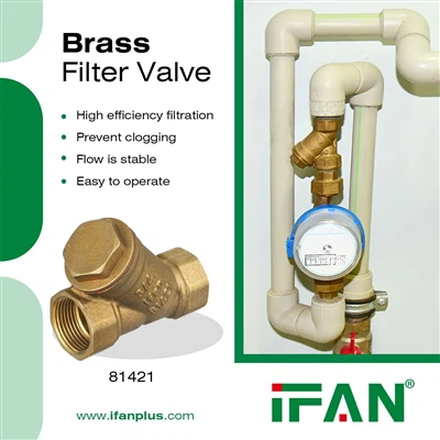 IFAN Pirinç Filtre Vanası: 🌊 Saflığın Koruyucusu